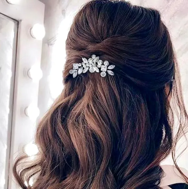"Tonya" - Delicate Crystal Bridal Hair Comb