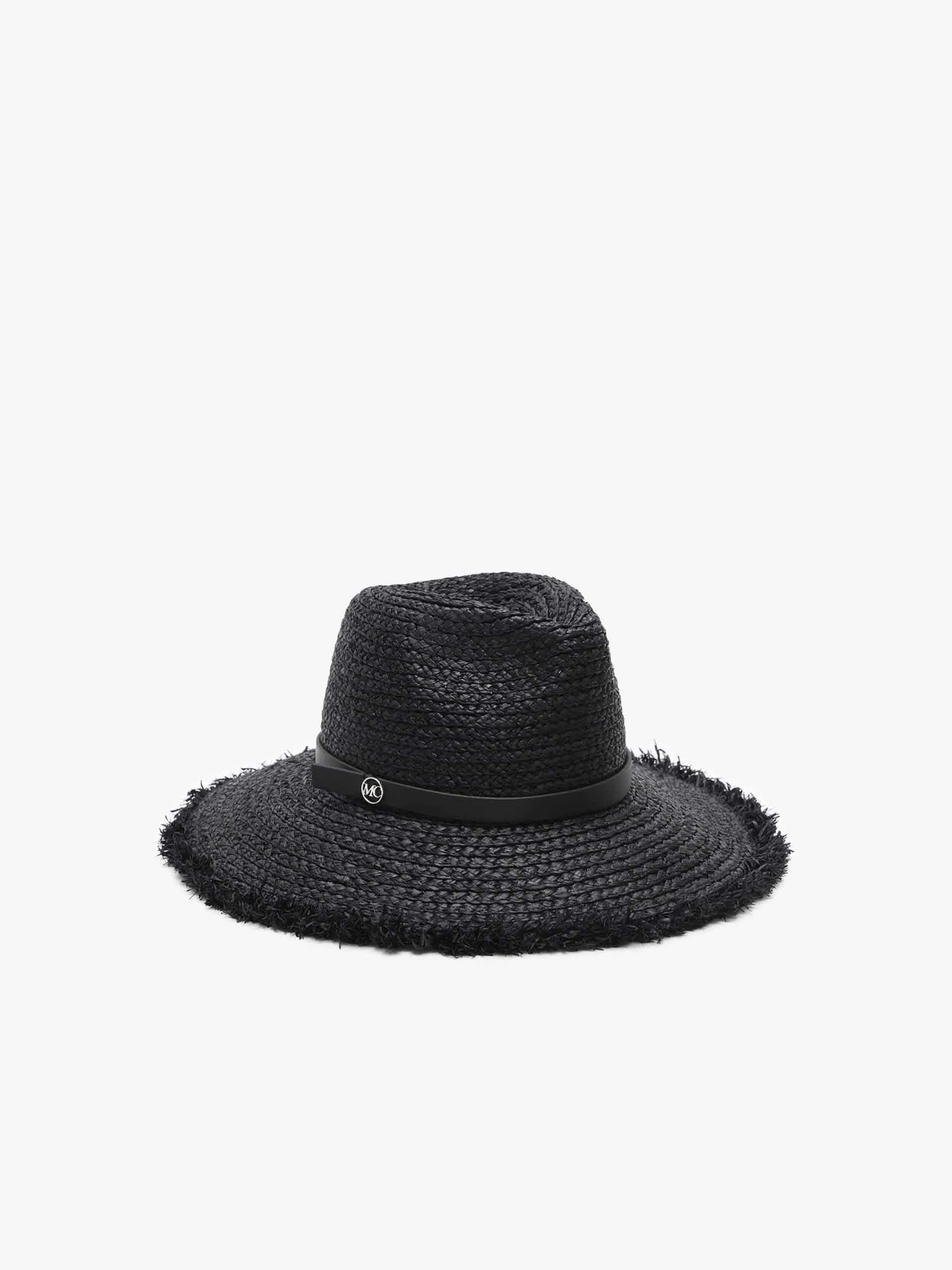 Raw-edge Straw Hat