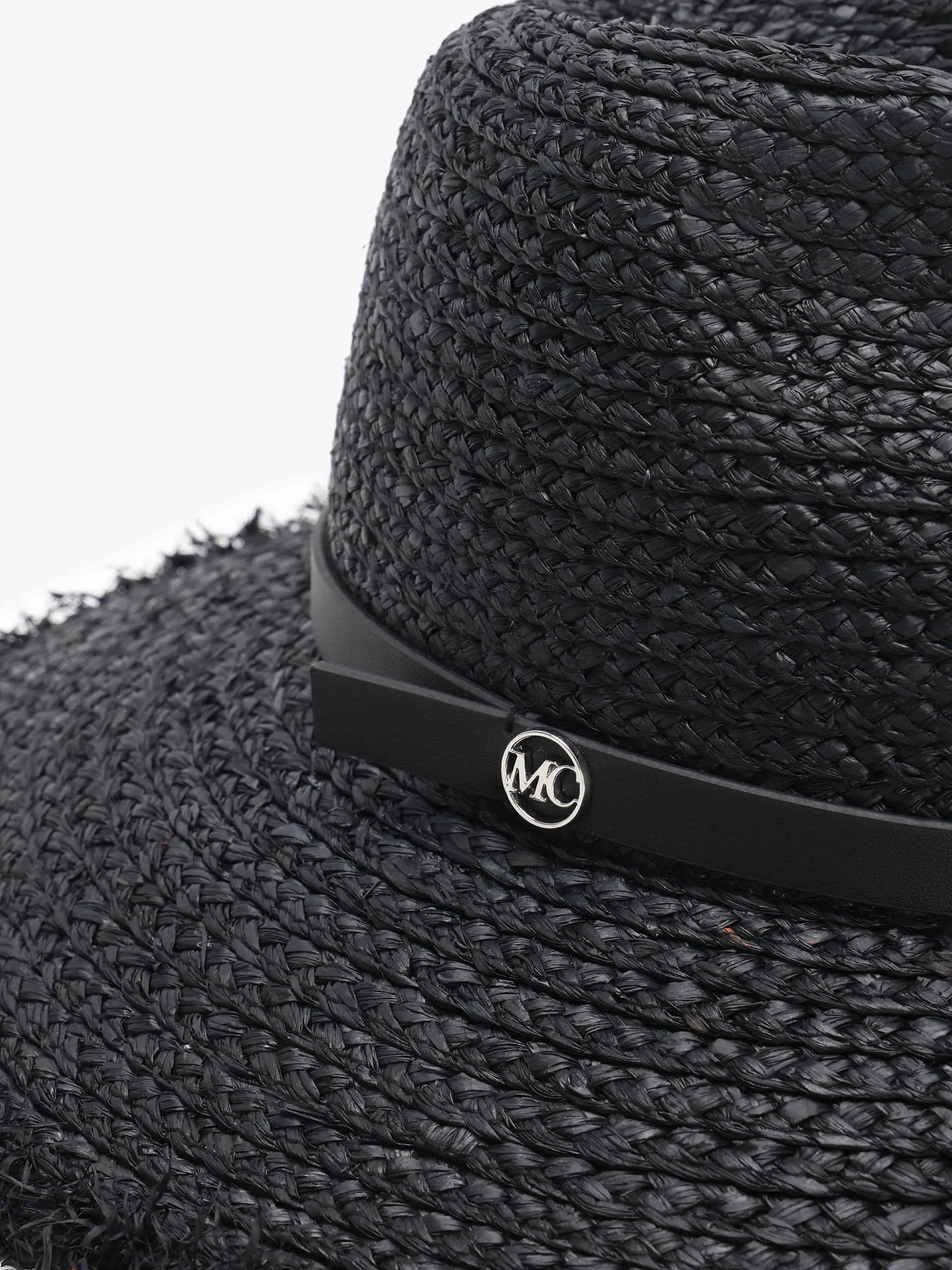 Raw-edge Straw Hat