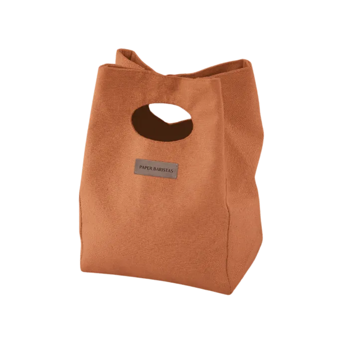 Reusable, Recycled, Waterproof Canvas Lunch Bags