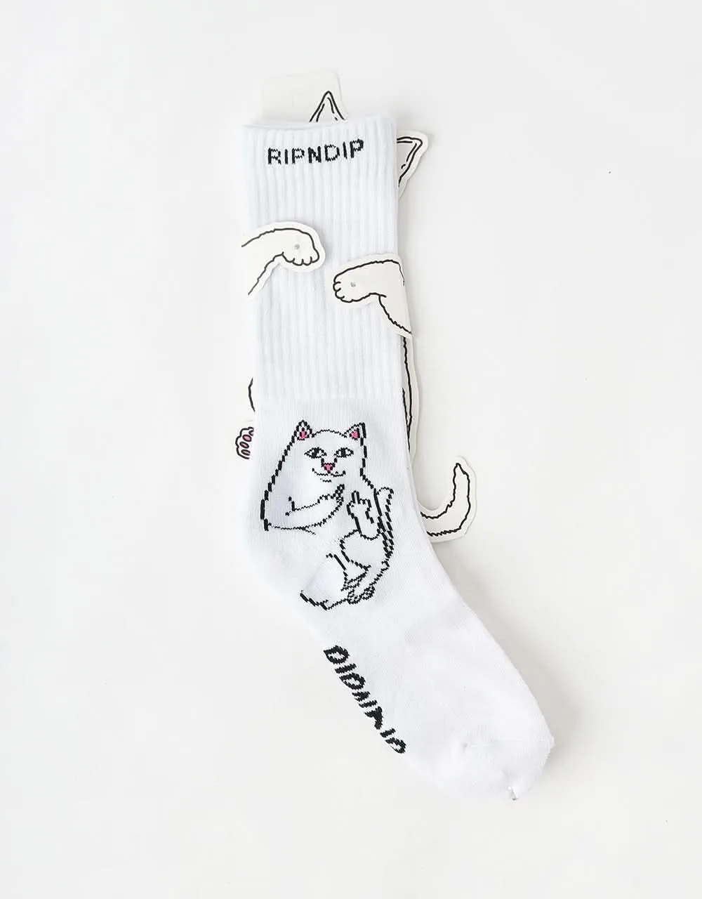 RIPNDIP Lord Nermal Socks - White