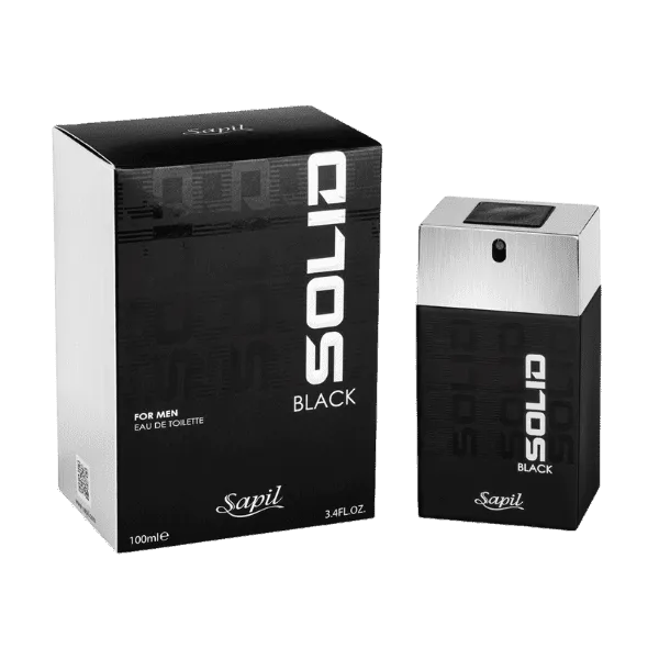 SAPIL SOLID BLACK FOR MEN PERFUME 100ML