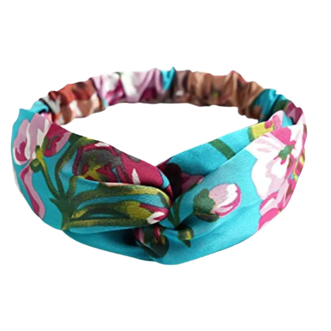 Satin Cross-Top Headband