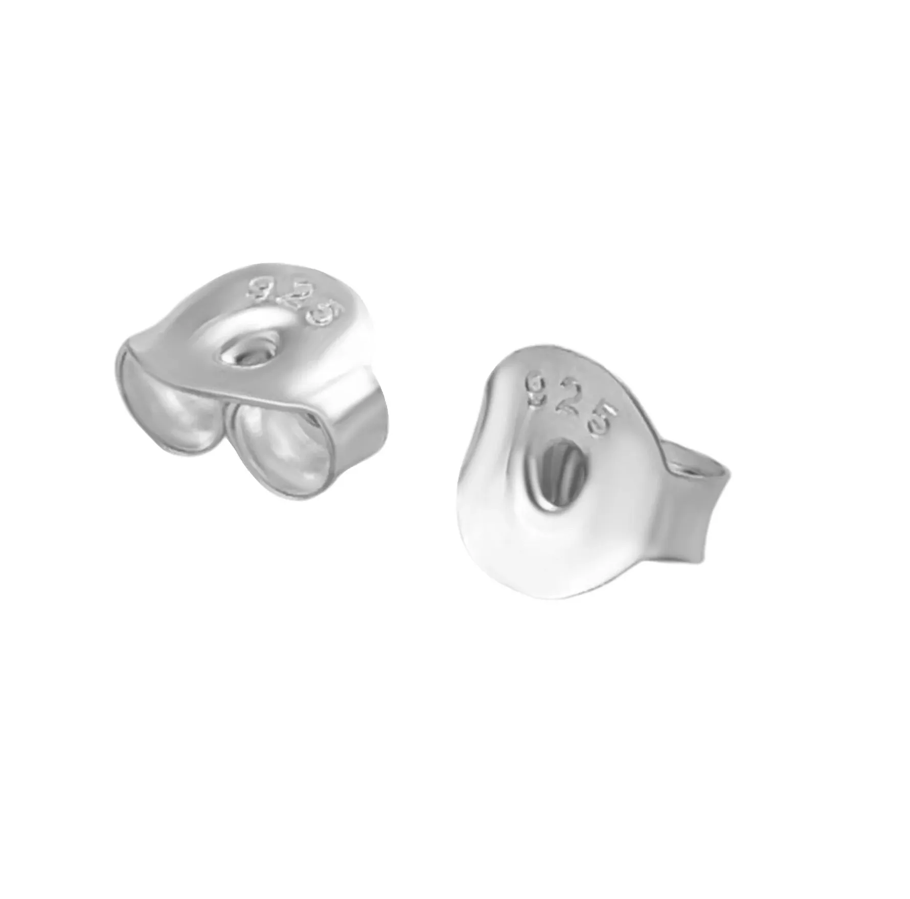 Silver Heart Ear Stud - Elegant and Timeless Jewelry Piece