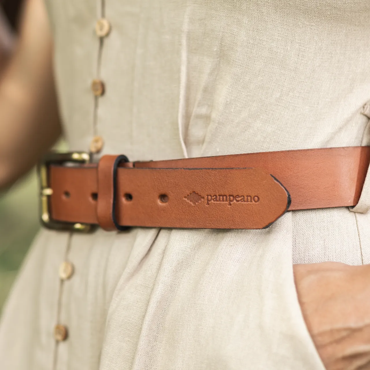 Tan Leather pampeano Belt - 'Abuelo'