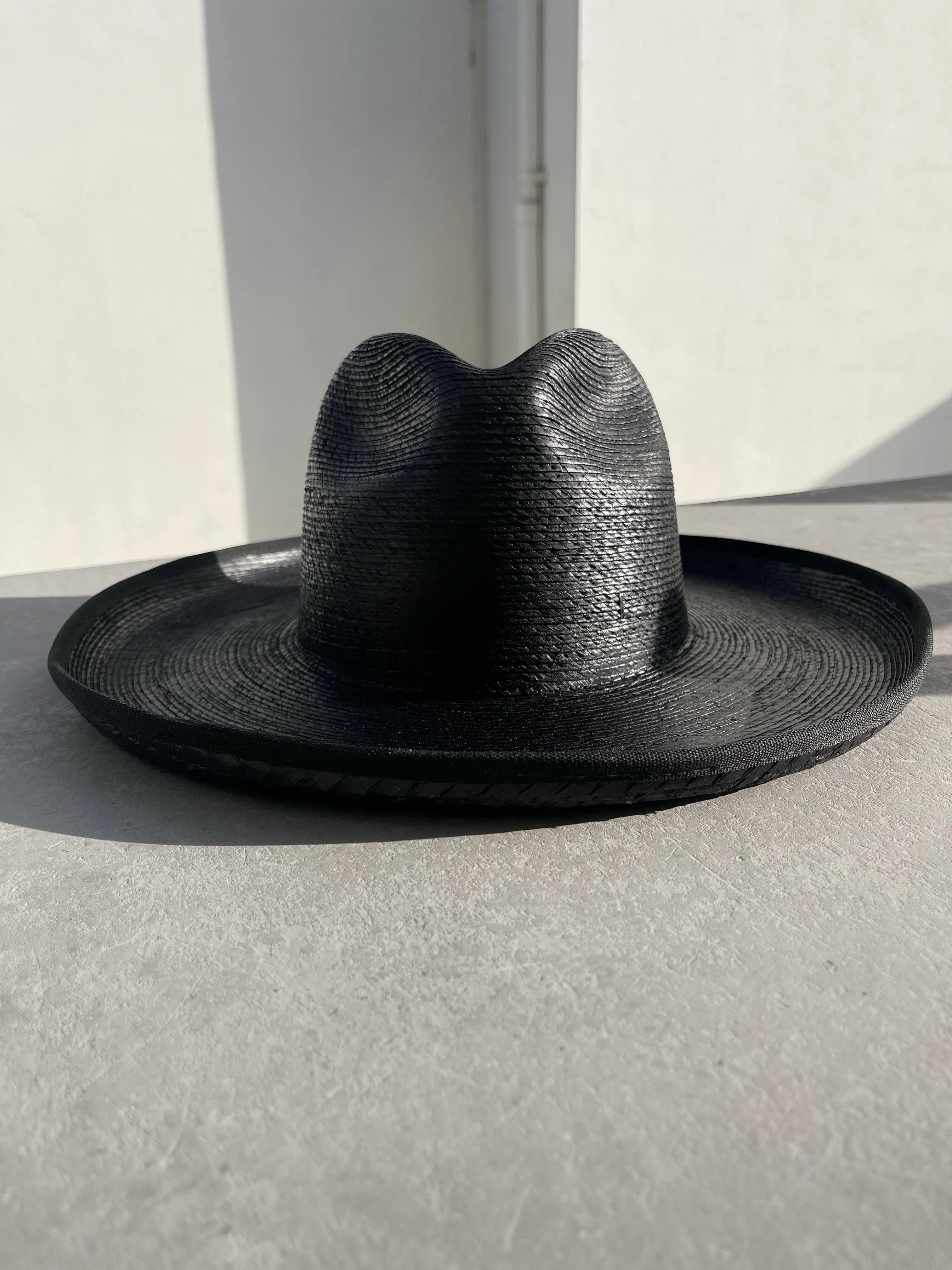 The Charcoal Pencil Brim Fine Palm Hat