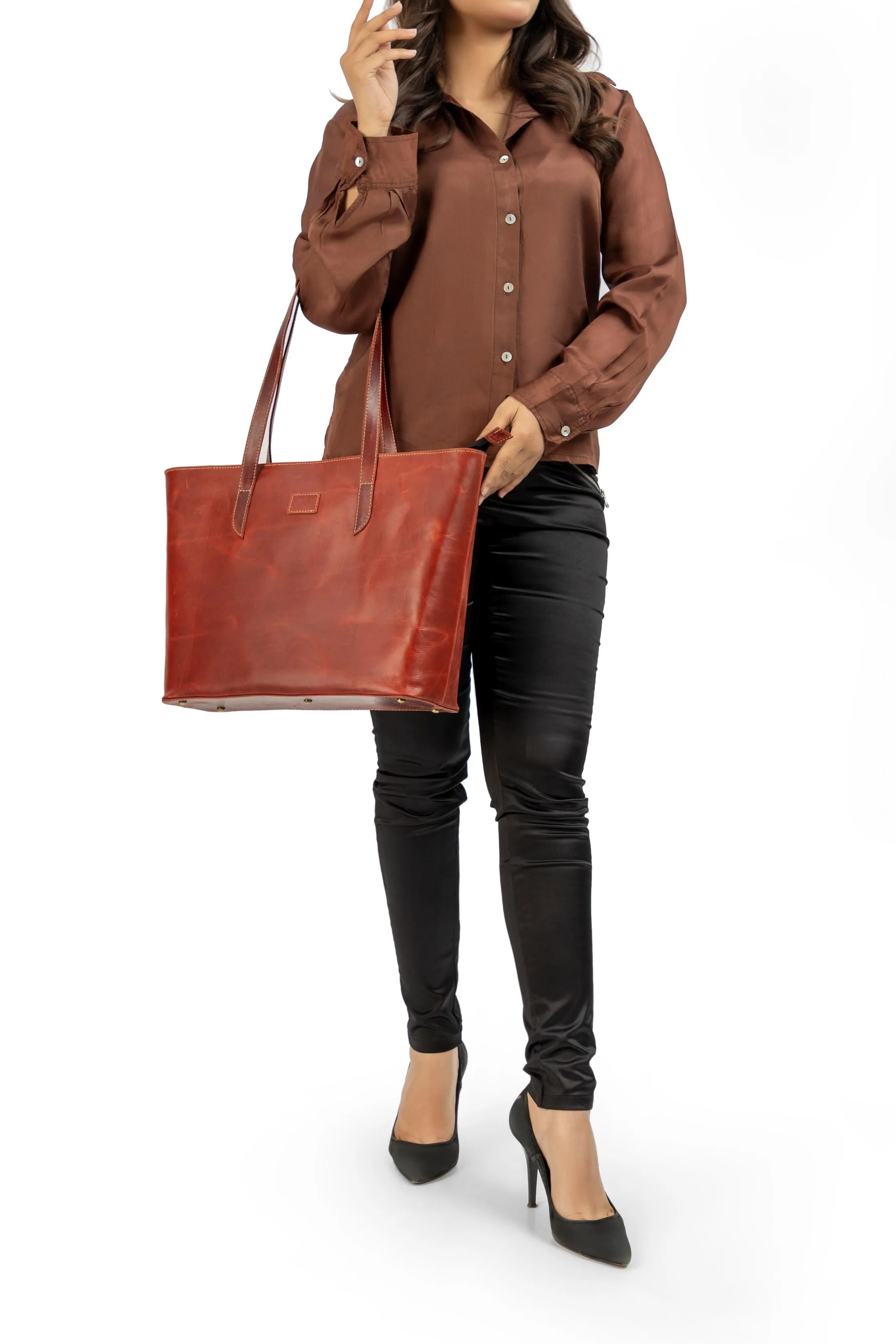 The Classic Leather Tote Bag