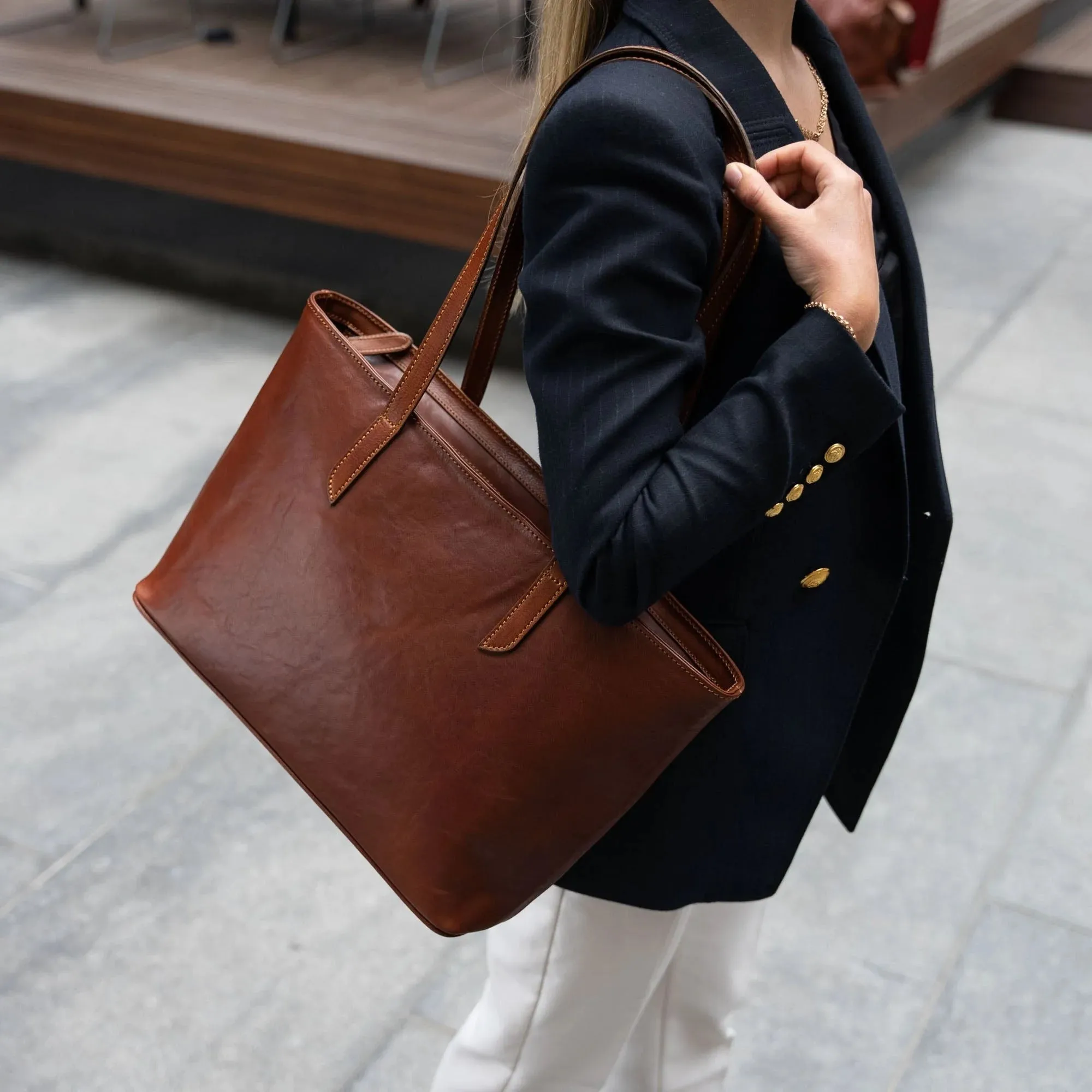 The Classic Leather Tote Bag