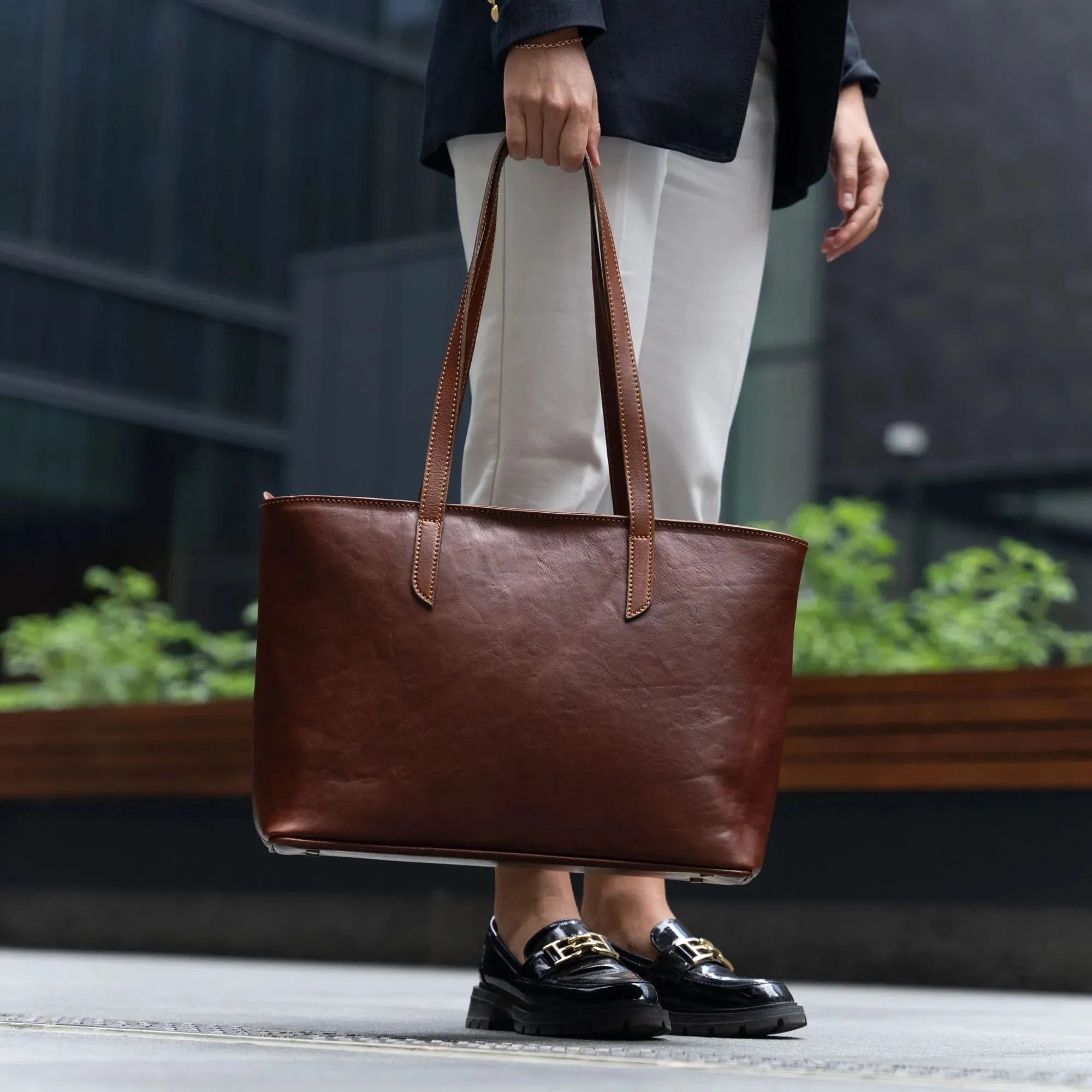 The Classic Leather Tote Bag