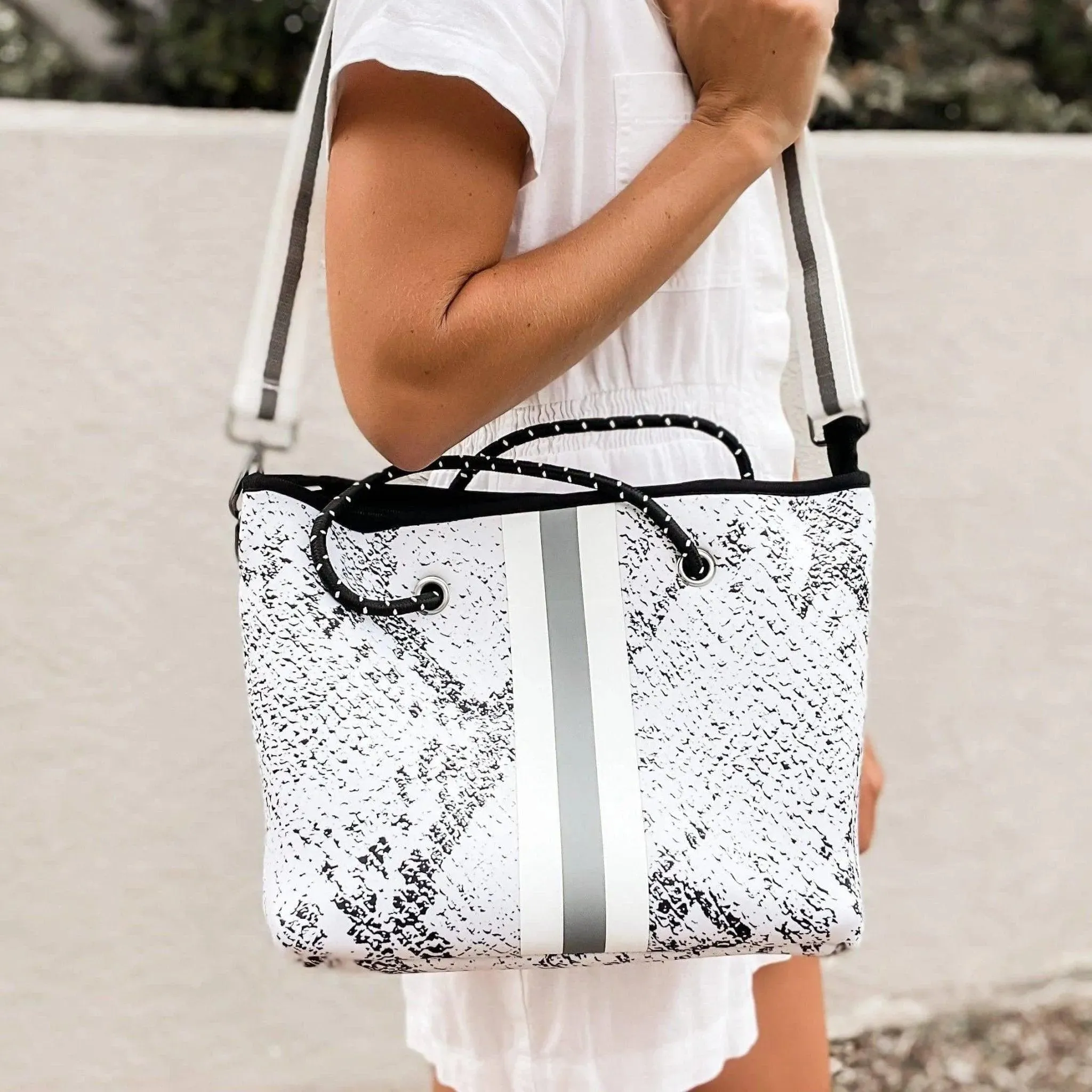 Threaded Pear, Neoprene Handbag & Wristlet