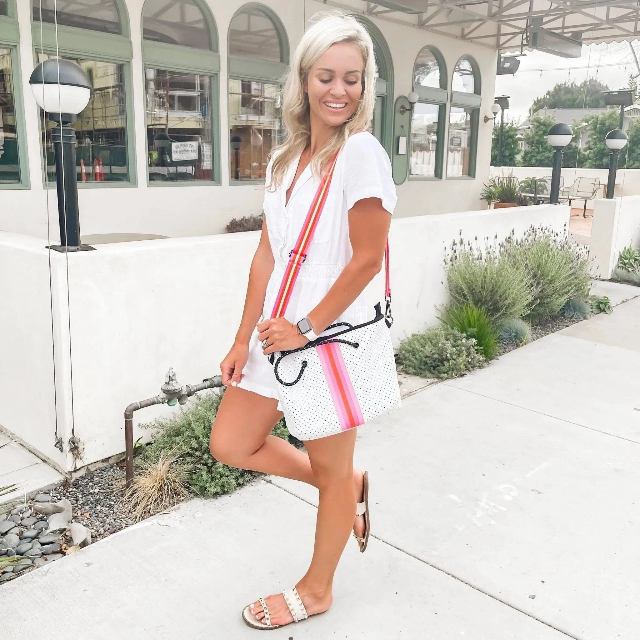Threaded Pear, Neoprene Handbag & Wristlet