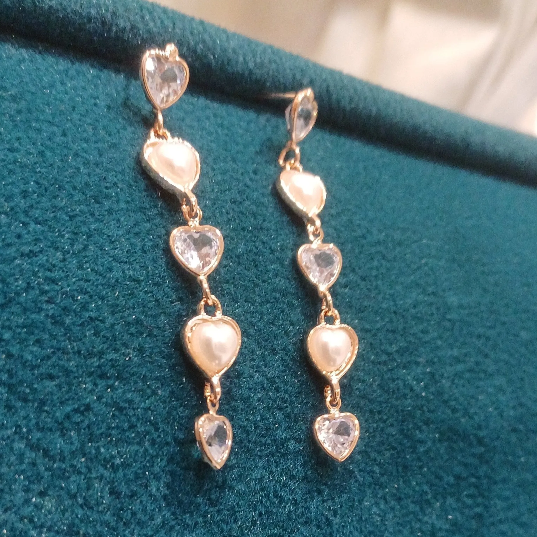 Timeless beauty long ear hangings