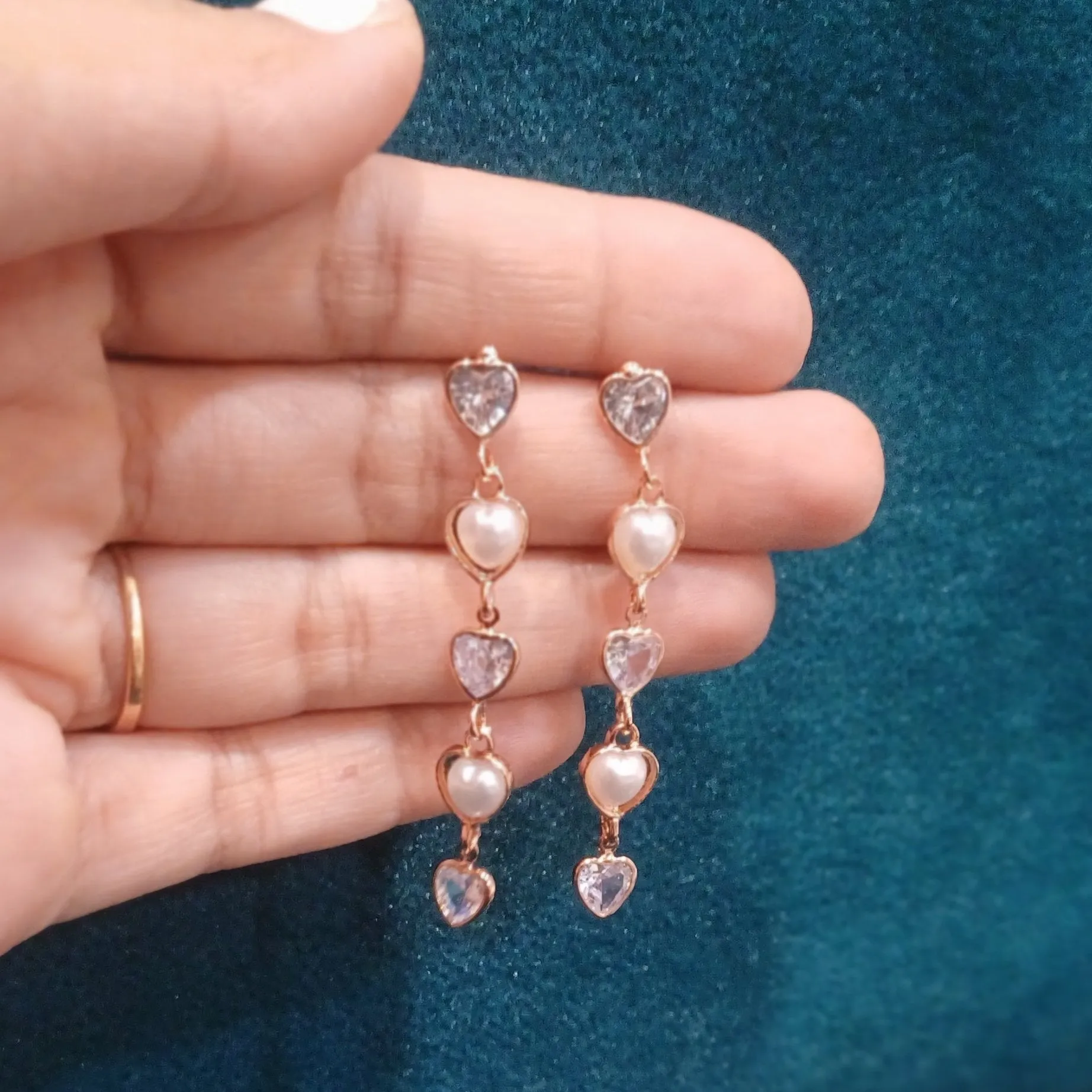 Timeless beauty long ear hangings