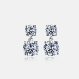 Timeless Elegance Moissanite Earrings for Luxury Fashion Enthusiasts