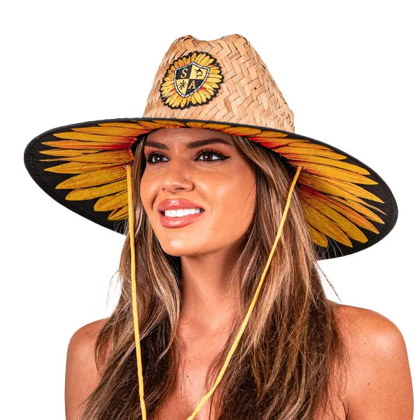 Under Brim Straw Hat | Sunflower