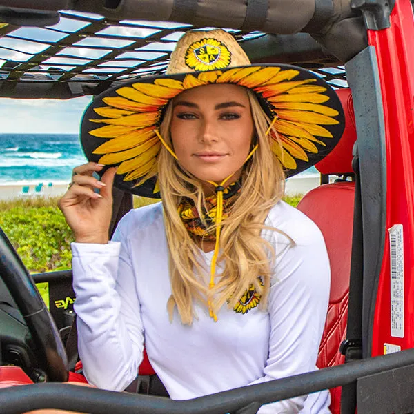 Under Brim Straw Hat | Sunflower