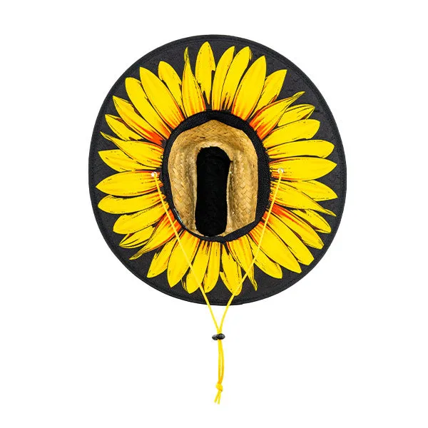 Under Brim Straw Hat | Sunflower