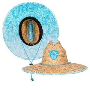 Under Brim Straw Hat | Tidal Waves 2.0
