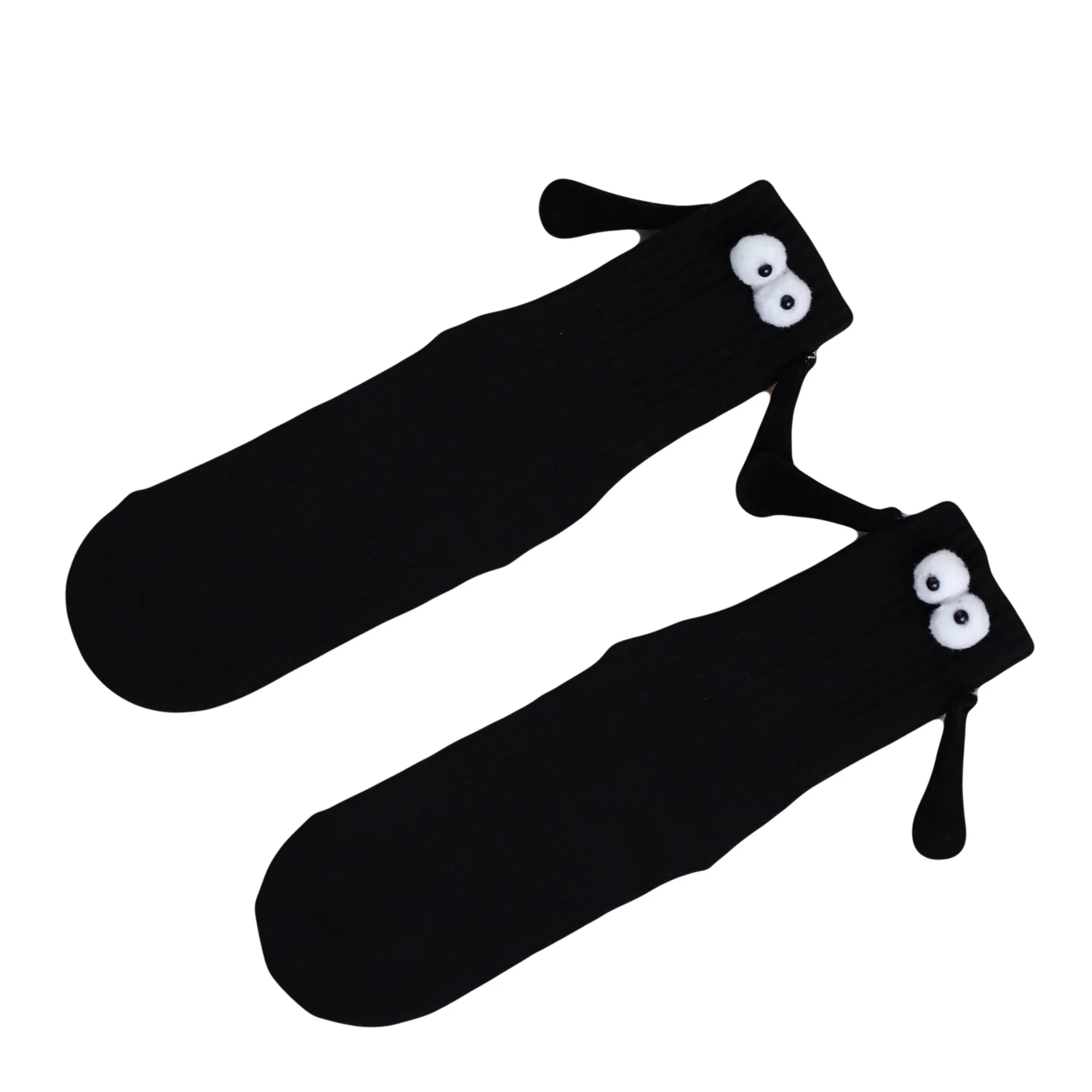 Unisex Magnetic Cotton Socks with Hand Design, Shoe Size 5-10, 1 Pair