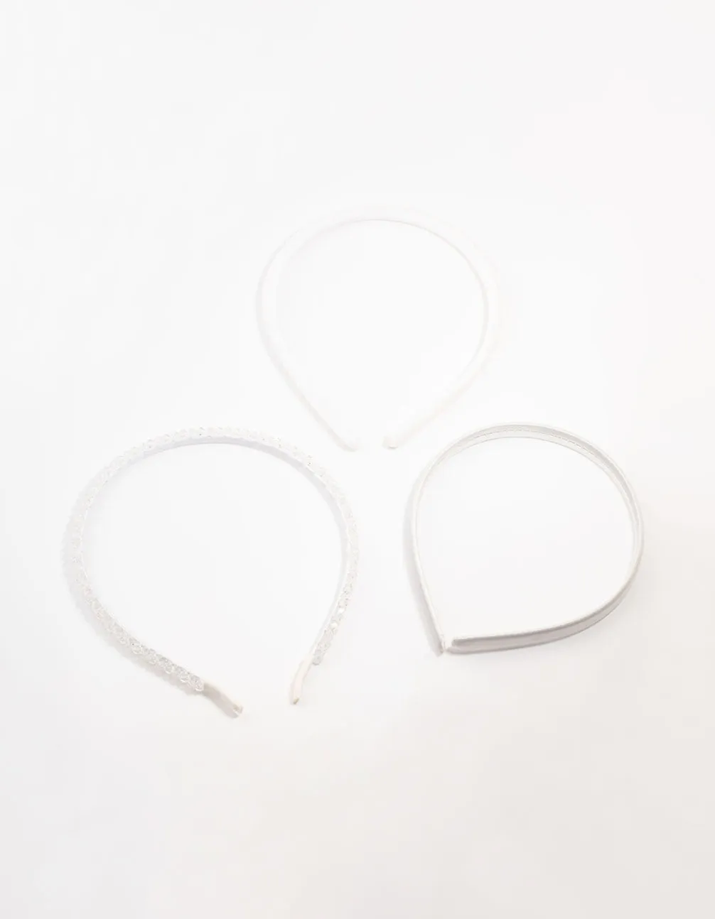 Velvet Satin Headband 3-Pack