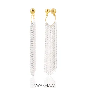 Venus Chain 18K Gold Plated Hoop Earrings