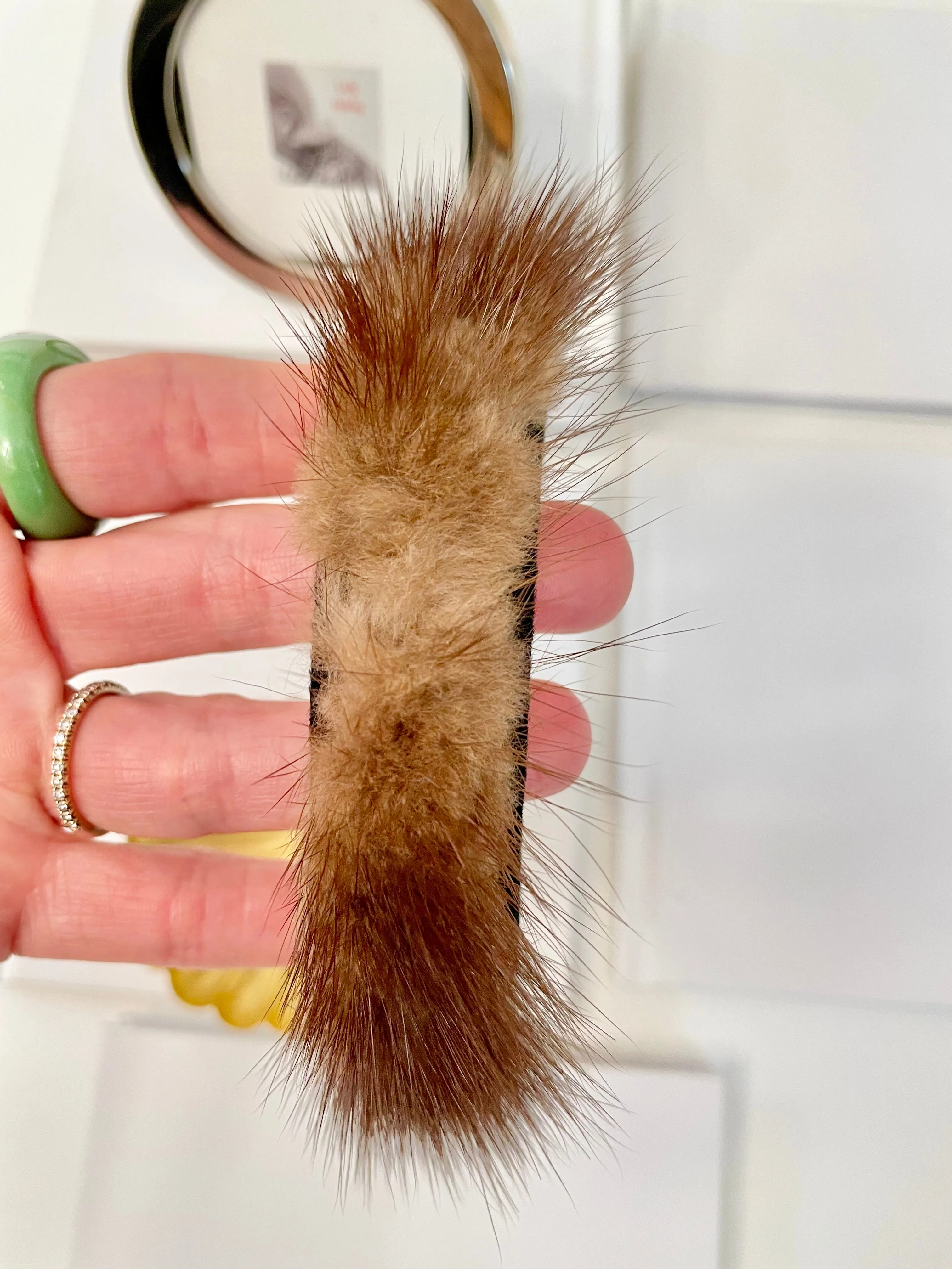 Vintage 1960's super chic, and preppy Mink headband.... so classy