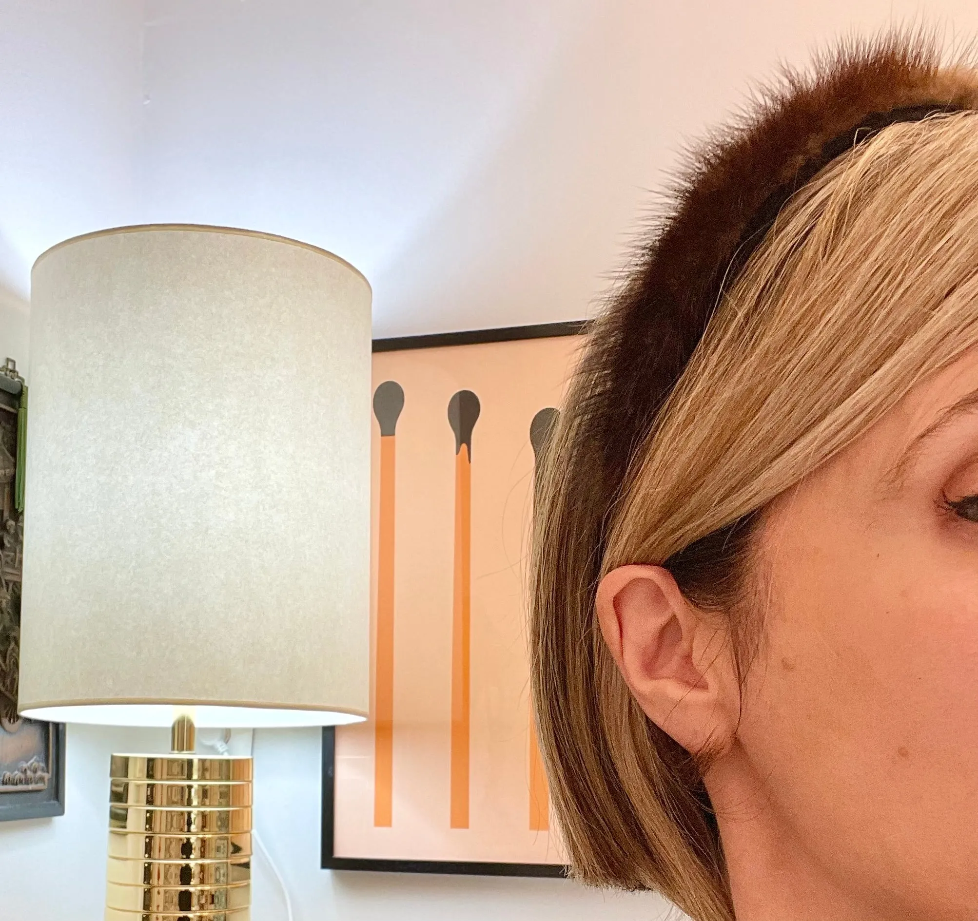 Vintage 1960's super chic, and preppy Mink headband.... so classy