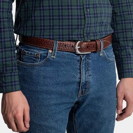 Vintage Bison Pinnacle Belt-Peanut