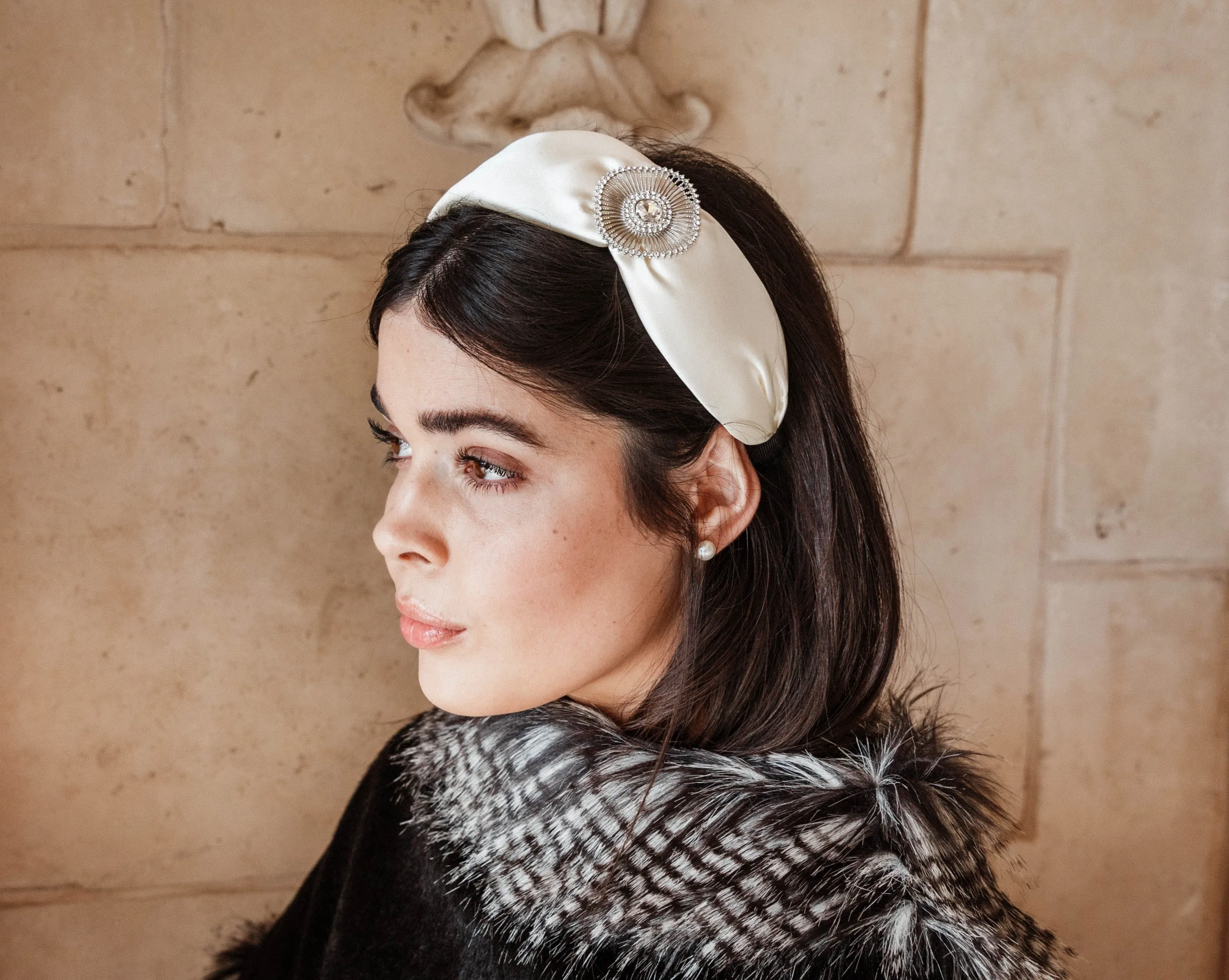 White Gem Headband