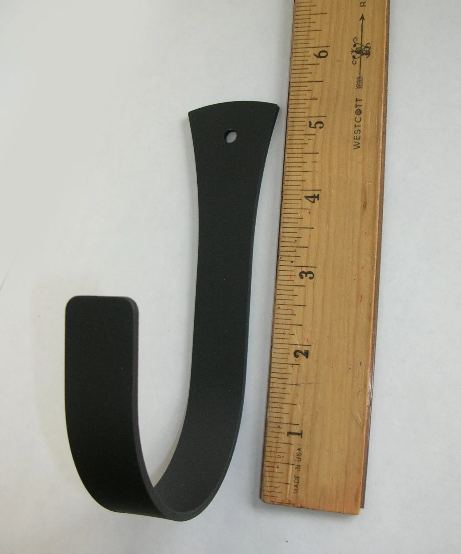 Wide Wall Hook 1 3/8 In. W x 5 1/4 In. H x 3 1/4 In. Depth 3 In.