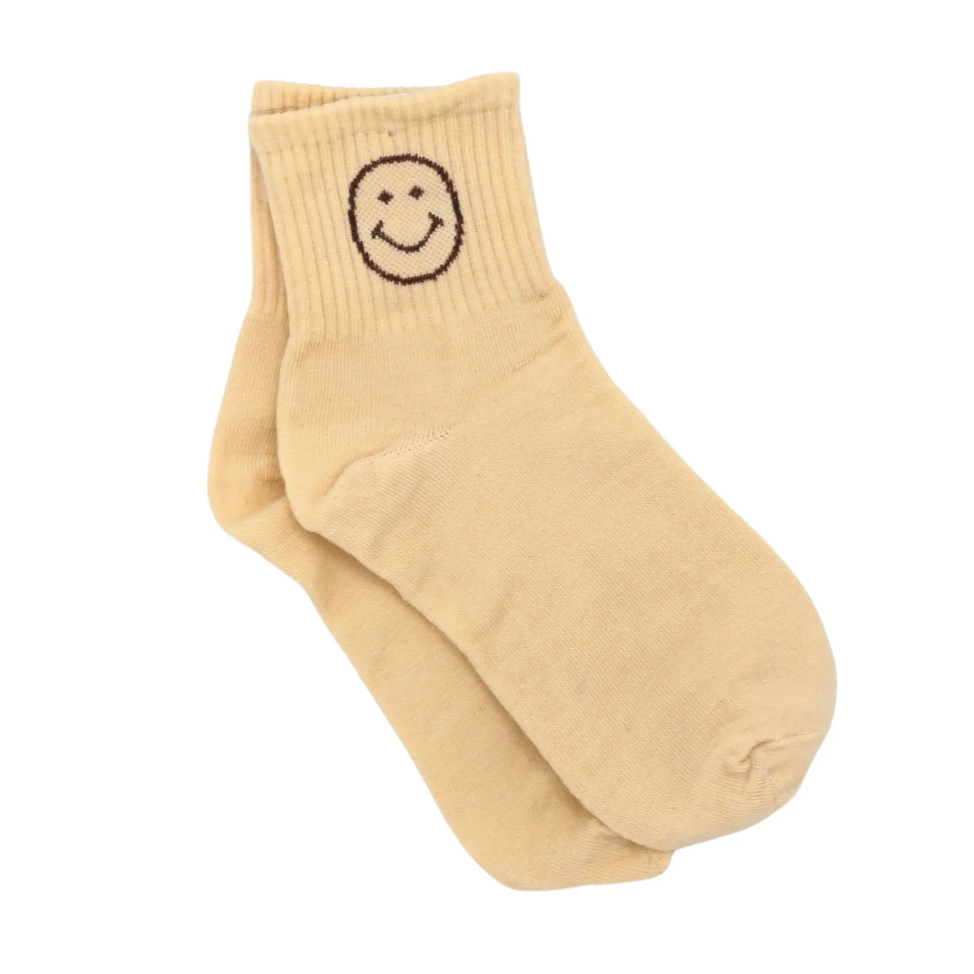 Women's Crew Smiling Face Socks