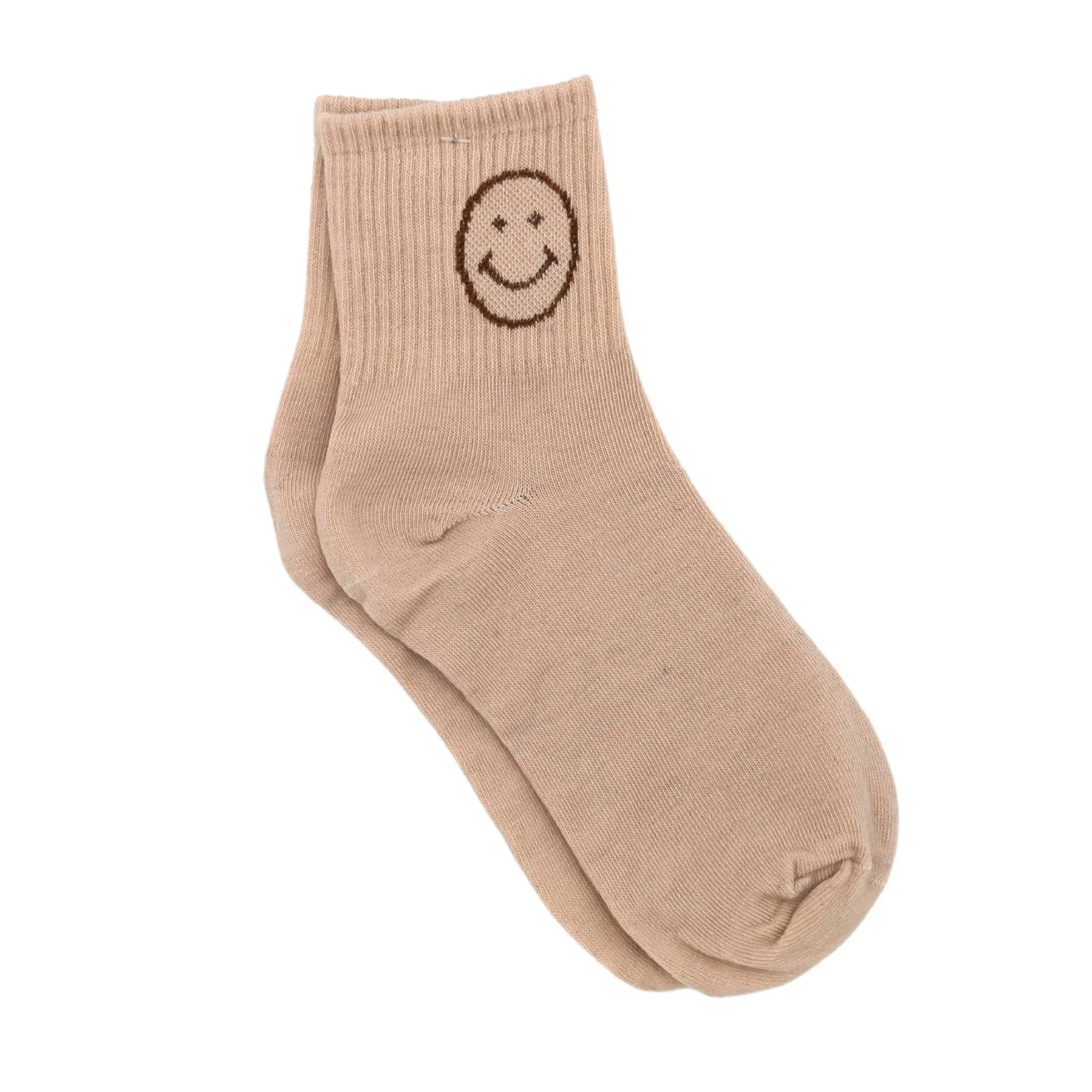 Women's Crew Smiling Face Socks