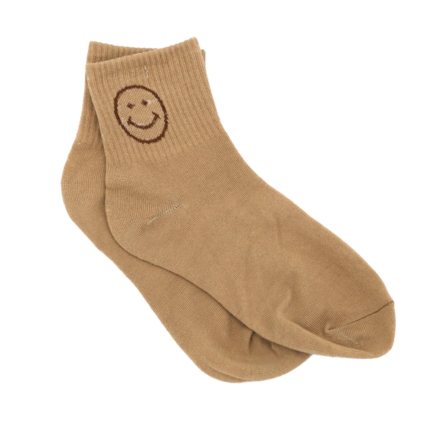 Women's Crew Smiling Face Socks